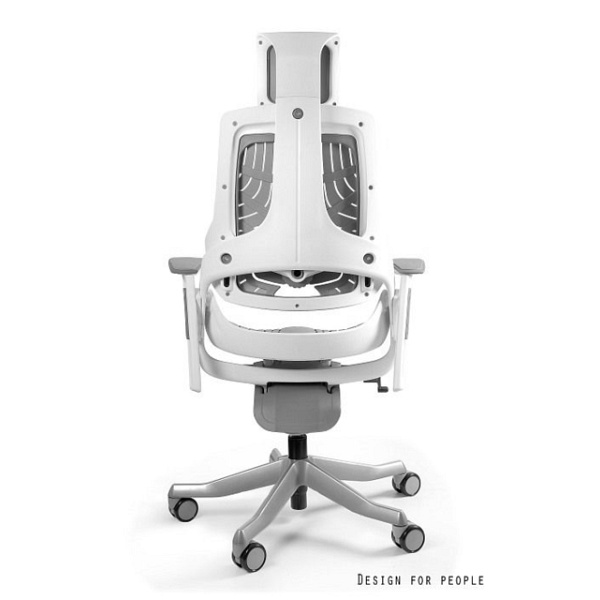 Fotel Wau biały Elastomer TPE - Unique