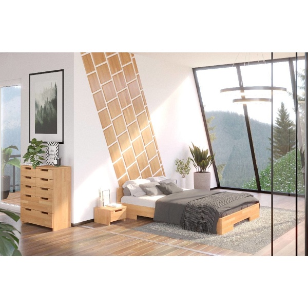 ŁÓŻKO DREWNIANE BUKOWE SKANDICA SPECTRUM LONG