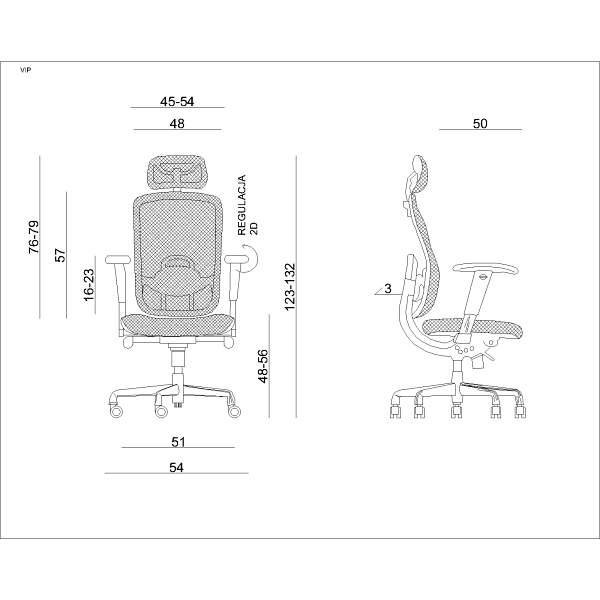 Fotel Vip czarny - Unique