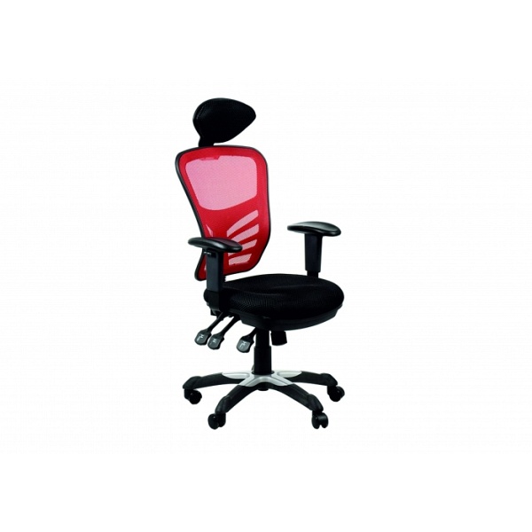 Fotel biurowy Sprint czerwony - SitPlus