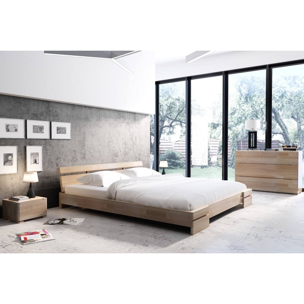 Łóżko drewniane bukowe SPARTA Long 90x220 - Skandica