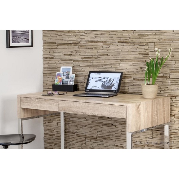 Biurko Bora / dąb sonoma, jasny - Unique