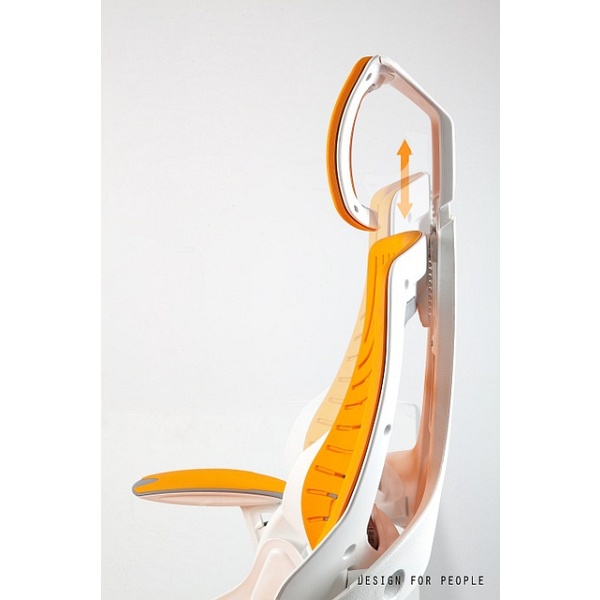 Fotel Wau elastomer ( pomarańczowy ) - Unique