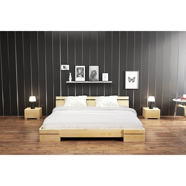 Szafka nocna sosnowa SPARTA niska - Skandica