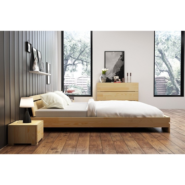 Szafka nocna sosnowa SPARTA niska - Skandica