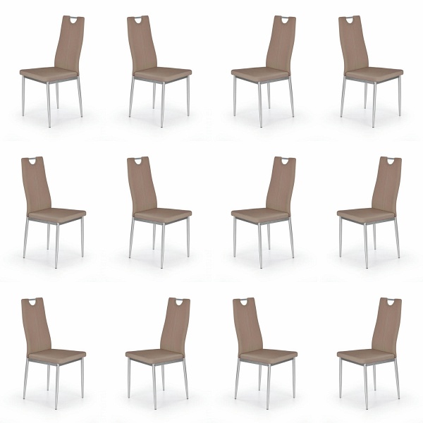 Dwanaście krzeseł cappucino - 2675