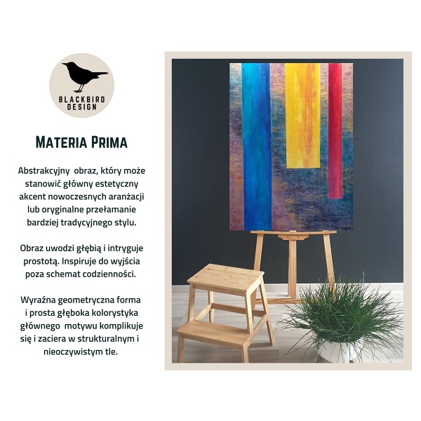 Materia Prima obraz 90x120 Blackbird Design