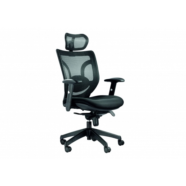 Fotel biurowy SPACE czarny - SitPlus