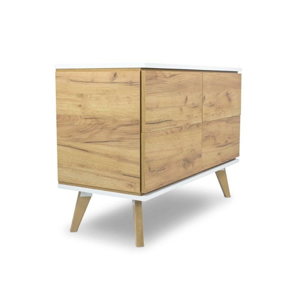 Komoda Jorgen 4 złoty dąb