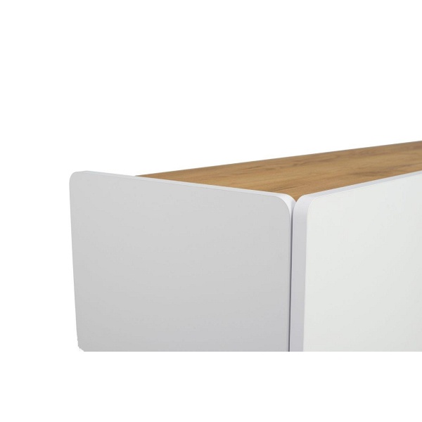 Komoda Lett LT01 Biel + Złoty Dąb