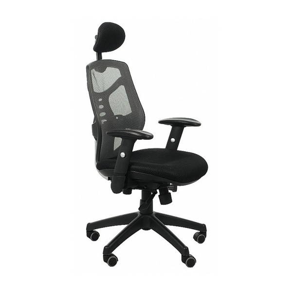 Fotel biurowy SPECTRUM HB NET szary - SitPlus