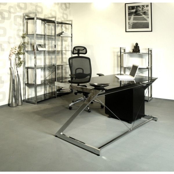 Biurko Z-Line - Chrom - Main Desk Black - Unique