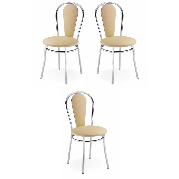 Trzy krzesła biurowe - 7729