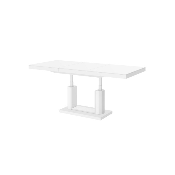 Ławostół  QUADRO LUX biały połysk - Meble Hubertus