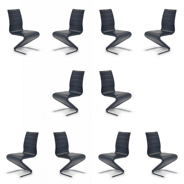 Dziesięć krzeseł czarnych - 7466