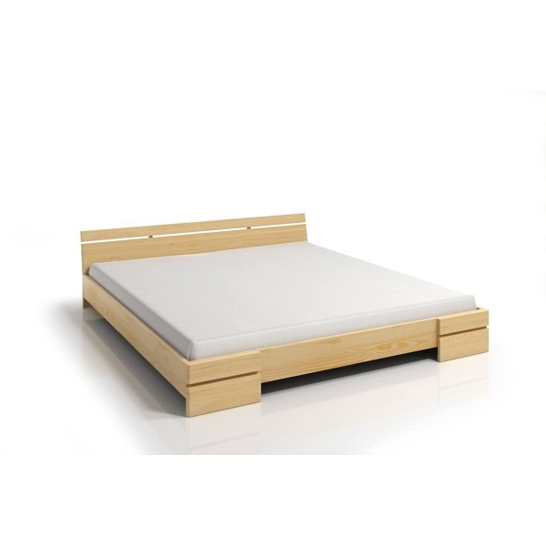 Łóżko drewniane sosnowe Sparta Niskie - Skandica