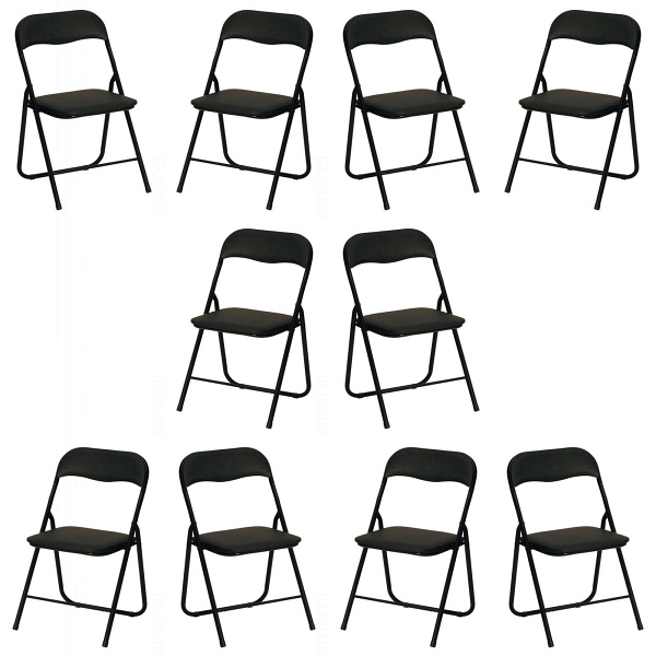 Dziesięć krzeseł czarnych - 7616