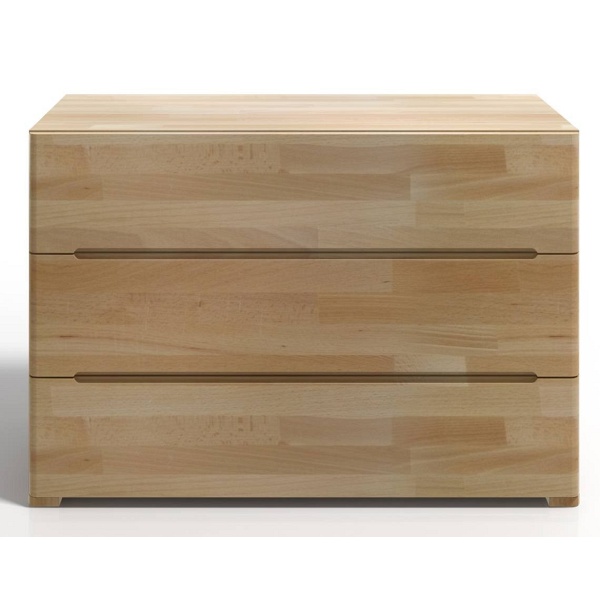 Komoda bukowa z 3 szufladami SPARTA - Skandica