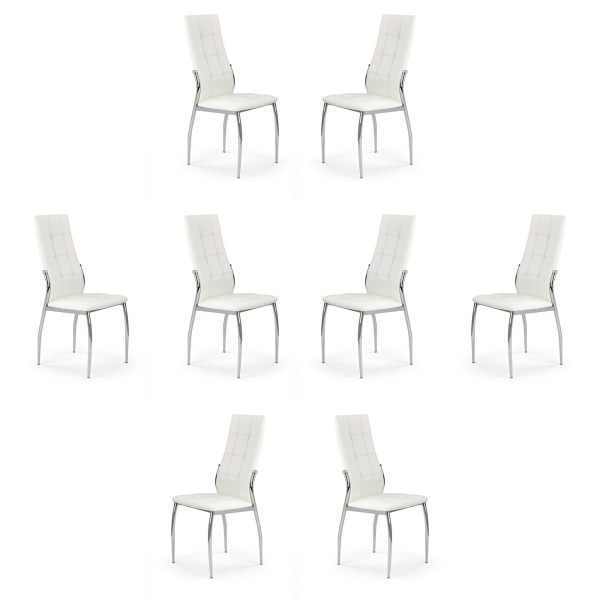 Osiem krzeseł białych - 0022