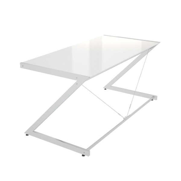 Biurko Z-Line - Chrom - Main Desk White - Unique