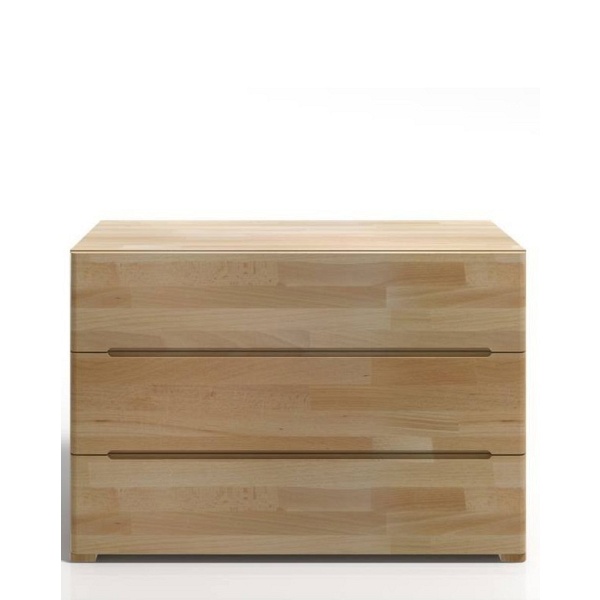 Komoda bukowa z 3 szufladami SPARTA - Skandica