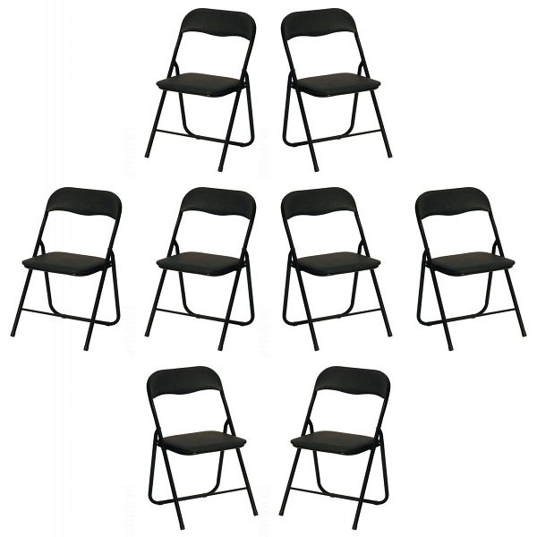 Osiem krzeseł czarnych - 7616