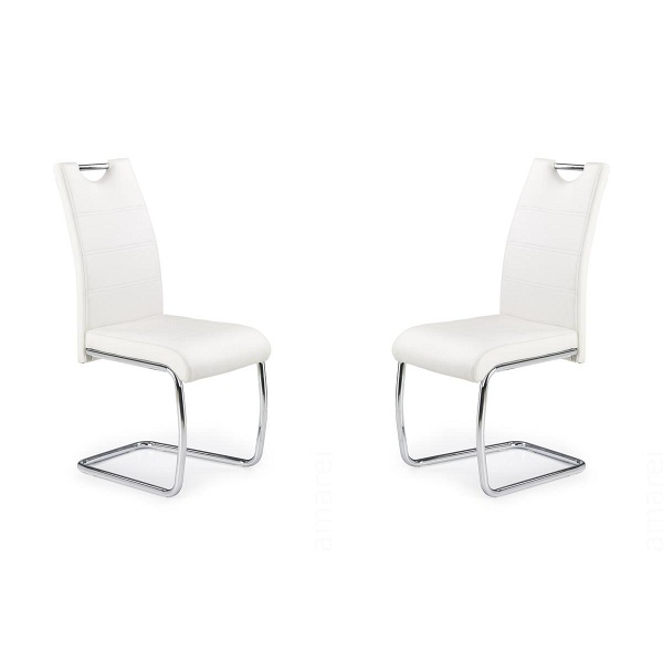 Dwa krzesła białe - 0114
