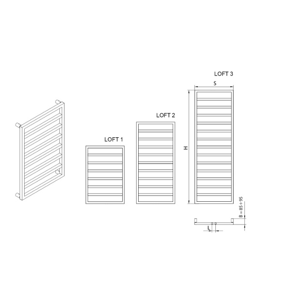 Grzejnik Loft Radeco