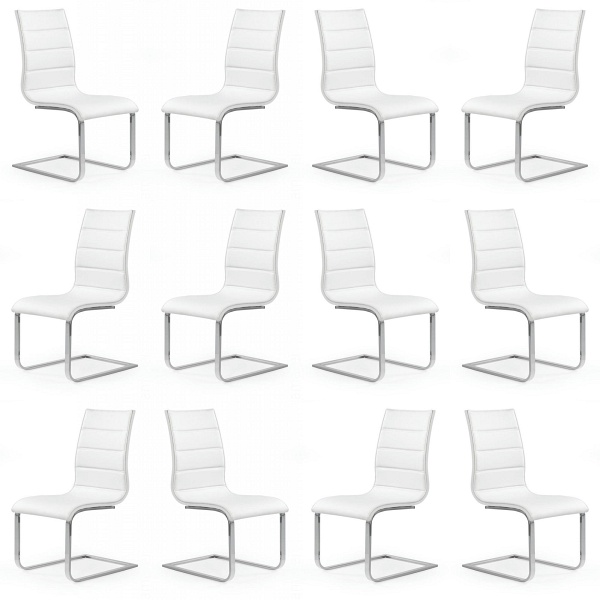 Dwanaście krzeseł białych ekoskóra - 2026