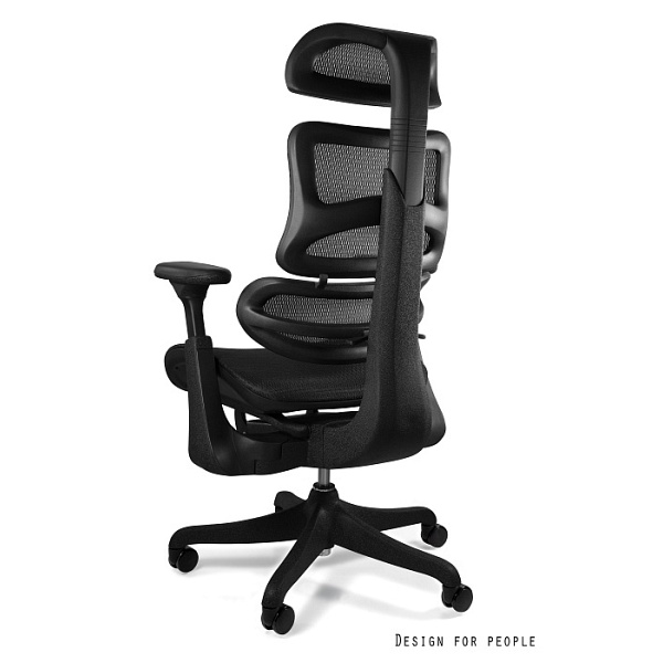 Fotel Ergothrone czarny - Unique