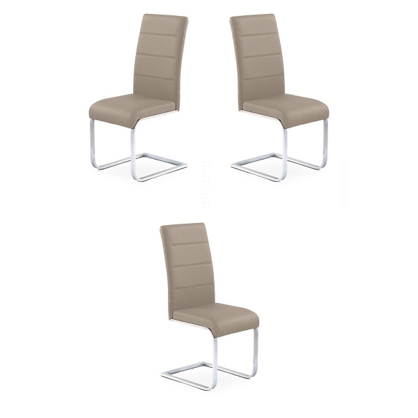 Trzy krzesła cappucino - 1098