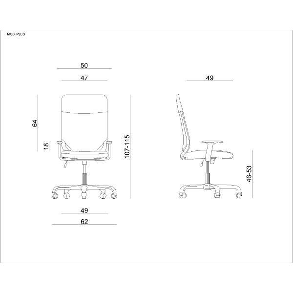 Fotel Mobi Plus / zielony - Unique