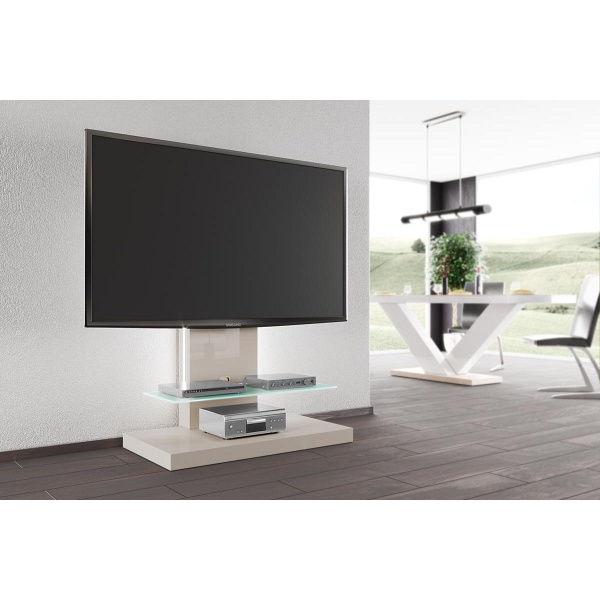 Stolik Rtv Marino Max cappuccino połysk - Hubertus Meble