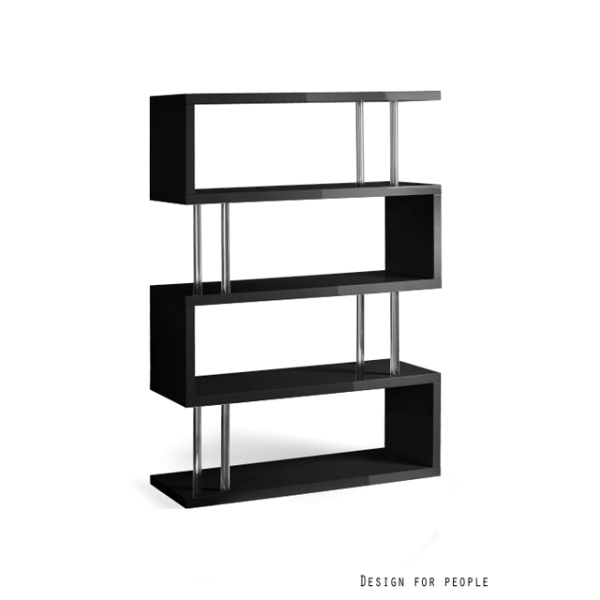 PISA REGAŁ CZARNY - Unique