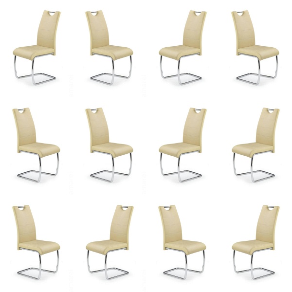 Dwanaście krzeseł beżowych - 0107