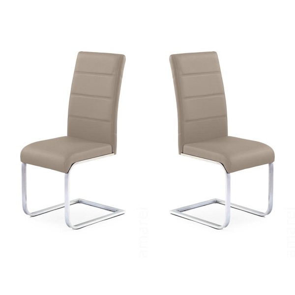 Dwa krzesła cappucino - 1098