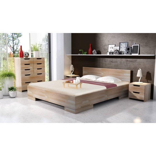 Łóżko drewniane bukowe SPECTRUM Maxi 90x200 - Skandica