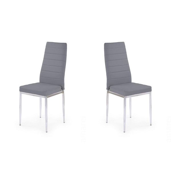 Dwa krzesła popielate - 6926