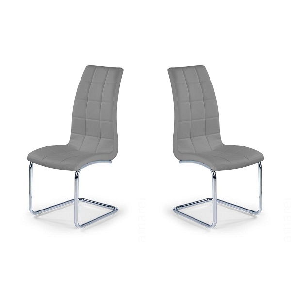 Dwa krzesła popielate - 2576