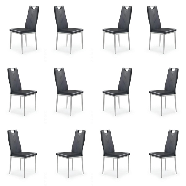 Dwanaście krzeseł czarnych - 8241