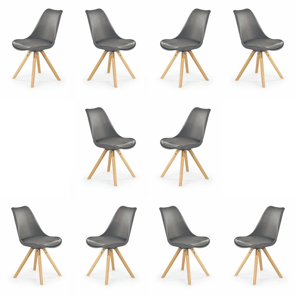 Dziesięć krzeseł popielatych - 1715