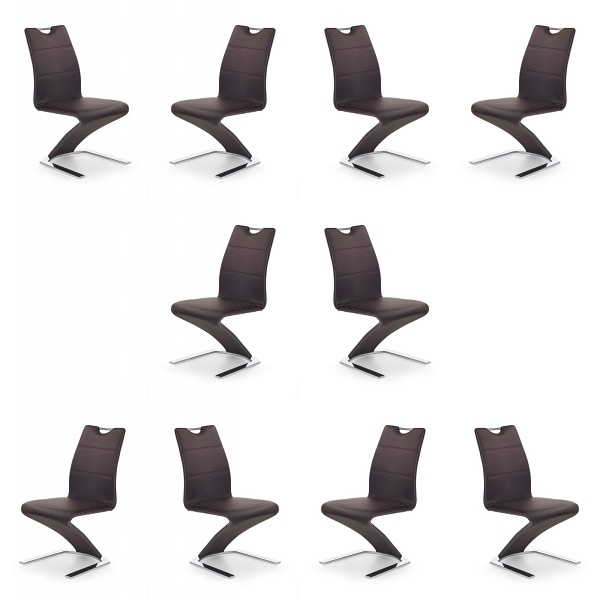 Dziesięć krzeseł brązowych - 4922