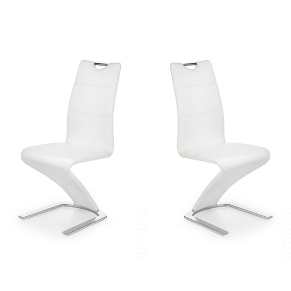 Dwa krzesła białe - 4908