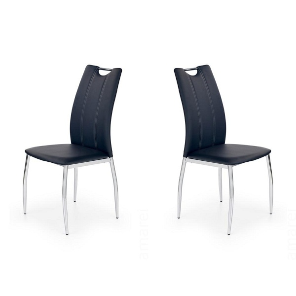 Dwa krzesła czarne - 4809