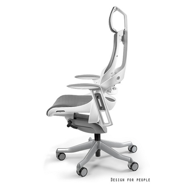 Fotel Wau biały siatka  - Unique