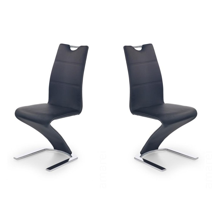 Dwa krzesła czarne - 4915