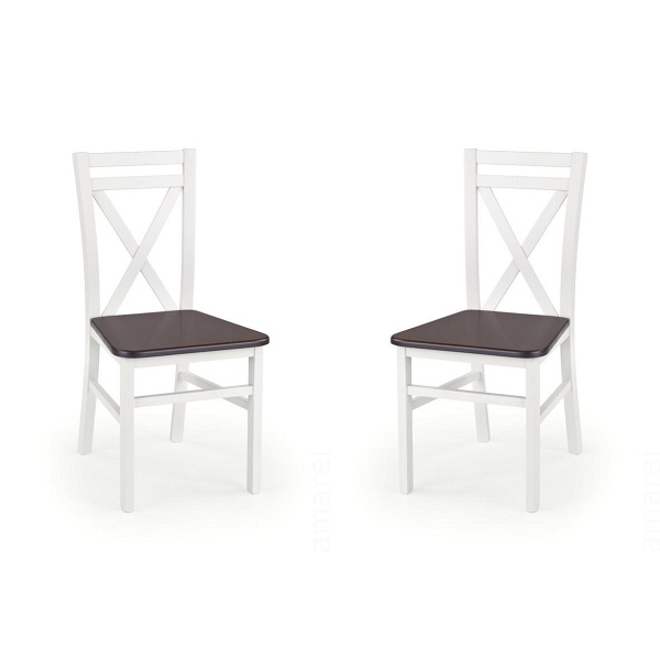 Dwa krzesła białe olcha - 1258