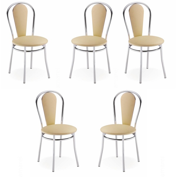 Pięć krzeseł biurowych - 7729