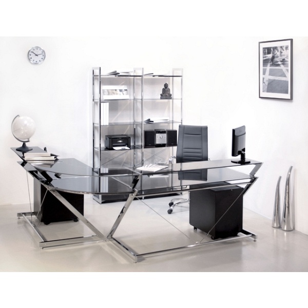 Biurko Z-Line - Chrom - Computer Desk Black - Unique