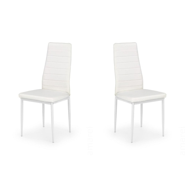 Dwa krzesła białe - 6194